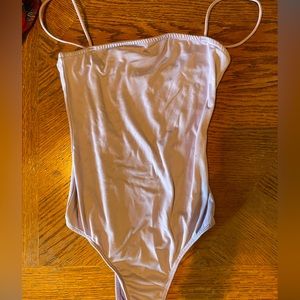 Light purple tank top bodysuit